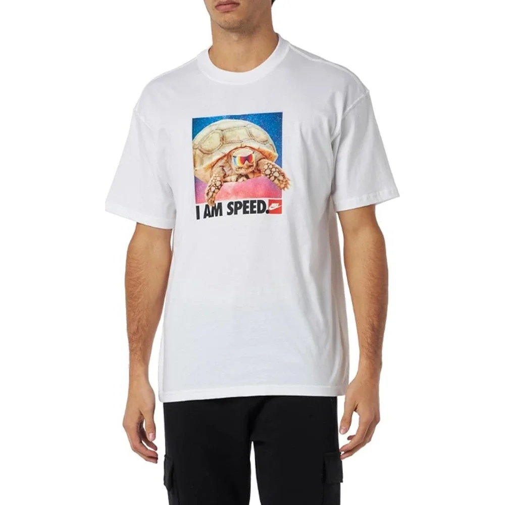 Nike Mens Sportswear MAX90 Loose Fit T-Shirt White I Am Speed XL FD1350-100